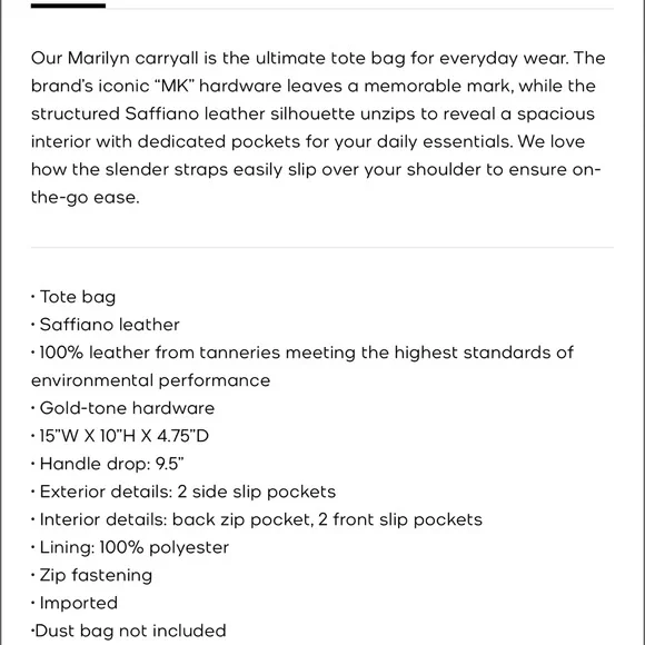 Michael Kors Green Tote with Gold Details